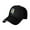 Black, variant on Quinnipiac University Logo Casual Sandwich Baseball Cap Adjustable For Men For Women