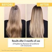 Klorane Shampoo With Chamomile - Brightens Blonde & Lighter Shades of Hair, 13.5 fl oz