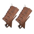 thumbnail image 3 of Middeleeuwse schoenen met vetersluiting, waterdichte laarzen van kunstleer, azadas Marrón Zulema Cubierta de botas, 3 of 8