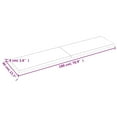 thumbnail image 2 of vidaXL Bathroom Countertop Light Brown 180x40x(2-4)cm Treated Solid Wood, 2 of 7