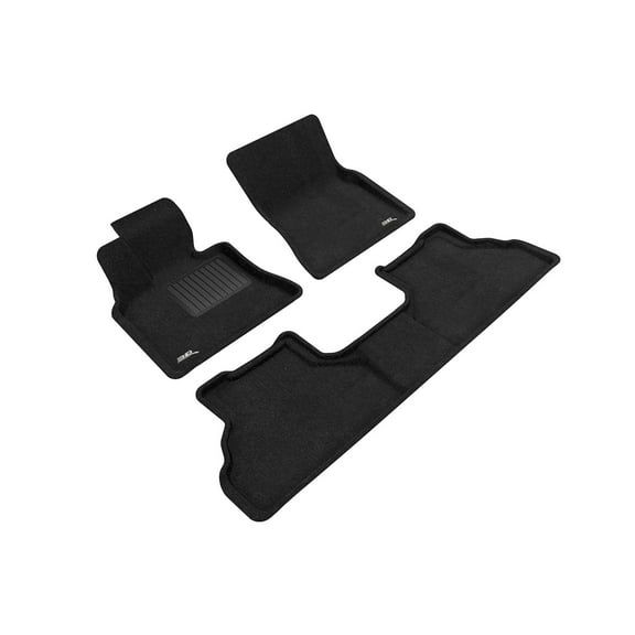 3D MAXpider All-Weather Carpeted Floor Mats Custom Fit for 2008-2014 BMW X6 Car Floor Liners Elegant Series (1ST & 2ND Row)