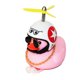 thumbnail image 1 of Adornos De Coche De Pato Rosa, Decoraciones Para Salpicadero De Coche, Gafas Geniales, Pato Con Casco De Hélice, Cadena Dorada Eigraketly OD016040-06, 1 of 6