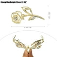 thumbnail image 2 of 1pc Metal Hair Claws Hair Clips Hair Barrettes for Women Gold Tone 4.45''x2.32''x1.18'', 2 of 7