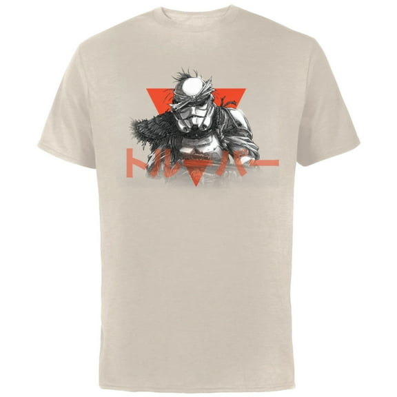 Star Wars: Visions Anime The Duel Japanese Stormtrooper - Short Sleeve Cotton T-Shirt for Adults - Customized-Natural