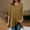 Coffee, variant on Blue Basic Tunic Sweatshirts for Women Summer 2024 Casual Full Long Sleeve Casual Loose Tunic Tops Crewneck Sweatshirts