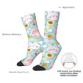 thumbnail image 4 of Balery Love You Rabbit Pattern Crew Socks Unisex– Soft & Breathable Socks for Men & Women, One-Size Fits Most (US 5-11), Comfortable & Durable for Daily Wear, 4 of 6