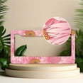 thumbnail image 2 of 1 Pcs Pink Gerbera Daisies License Plate Frame,License Plate Cover for Car Decorative Parts,Aluminum License Plate Bracket Holder Rust-Proofof for US Standard Car, 2 of 8