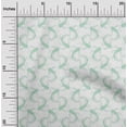 thumbnail image 1 of oneOone Cotton Jersey Light Mint Green Fabric Koi Fish Ocean Dress Material Fabric Print Fabric By The Yard 58 Inch Wide, 1 of 4