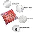 thumbnail image 4 of BANET Valentines Day Throw Pillow Cases- Pink Red Decorative Pillow Cover Home Decor Square Pillowcases for Gift 12x12in, 4 of 5