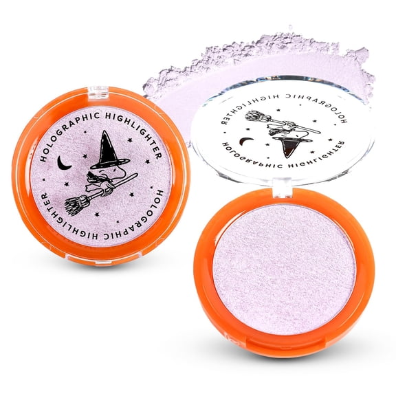 Profusion Cosmetics Peanuts Spooktacular Glow Holographic Highlighter, Blendable Color-Shifting Powder, Long-Lasting Glow with Shimmer Finish
