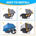 thumbnail image 5 of Mosquitera para asiento de coche Doona Orzbow Summer Infant, color negro, 5 of 5