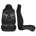 thumbnail image 4 of KAKALAD Flowers And Hummingbird 05 Car Accessories Seat Covers Set Vehicle Seat Covers Universal Front Seats Protector 2 Pcs, 4 of 9
