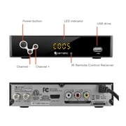 Ematic AT103B Digital Converter Box with LED Display and Recording Capabilities
