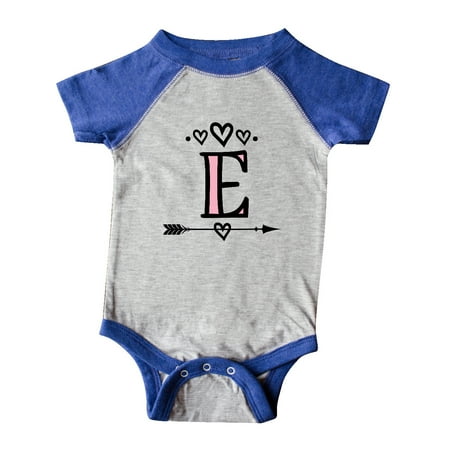 

Inktastic Letter E Monogram Tribal Arrow Gift Baby Girl Bodysuit