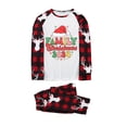 thumbnail image 3 of Odeerbi Christmas Pajamas for Family Holiday Long Sleeve Family Christmas Pajamas Matching Sets Mom Printed Parent Child Loungewear Set Two-Piece Sleepwear Xmas PJs Set Camouflage, 3 of 7