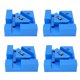 thumbnail image 1 of Abrazadera De Marco De Madera, 4 Piezas Azul 2 Modos Abrazadera De ángulo Recto Para Carpintería Para Cajas Cajones Gabinetes, 1 of 7