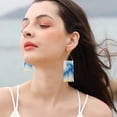 thumbnail image 2 of 2024 Style Boho Tassel Earrings - Handmade Seed Bead 18K gold plated ear hooks boho earrings for women, 2 of 6