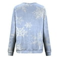thumbnail image 5 of EGNMCR Pull à Col Rond à Manches Longues Confortable à Manches Longues Christmas Sweatshirt Mode Femmes Sweatshirt sur Dégagement, 5 of 5