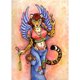 thumbnail image 1 of Diamante (DE4767) Tiger Girl 5D DIY Dibujo cuadrado Punto de cruz para regalo (XF035) 45x60cm Hugtrwg Para estrenar, 1 of 1