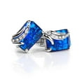 thumbnail image 2 of Gemelos de Negocios Sunnimix para boda plata azul, 2 of 7