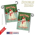 thumbnail image 3 of Breeze Decor BD-XM-G-114198-IP-BO-DS02-US Keep Calm Build Snowmen Winter - Seasonal Christmas Impressions Decorative Vertical Garden Flag - 13 x 18.5 in., 3 of 4