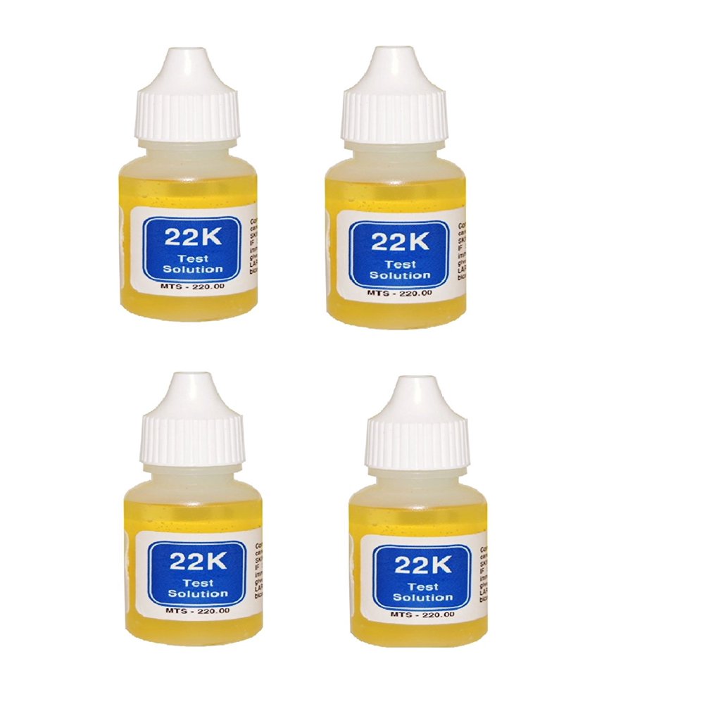 Professional 22k Gold Tester KitPersonal Acid Test with Testing Stone, Contains a Single bottle
