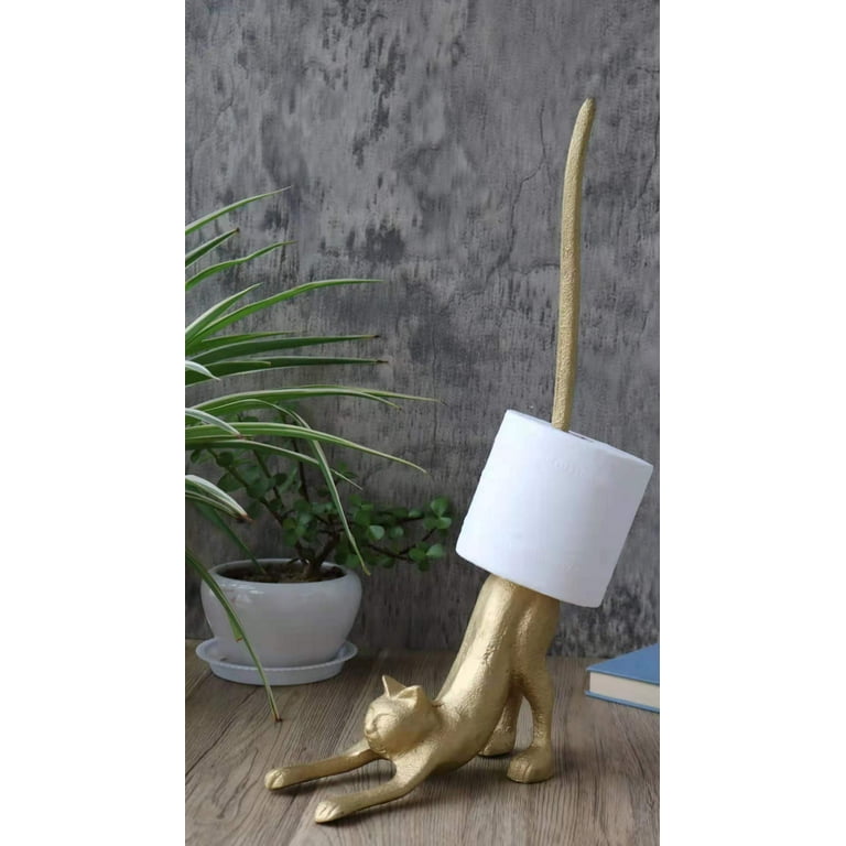 Gold Cat Paper Towel Holder, 18.5 – Wall Charmers