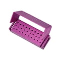 thumbnail image 4 of Soporte Para Fresas De 30 Agujeros, Esterilizable En Autoclave Con Tapa Abierta, Organizador De Fresas Resistente, Color Morado, 4 of 8