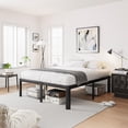 thumbnail image 7 of Woozuro 18 inch Queen Metal Bed Frame with Rounded Corners, Heavy Duty, No Box Spring Needed, Easy Assembly, 7 of 7