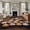 Brown, variant on 6'x9' Area Rugs, Baseball Indoor Outdoor Area Rug for Living Room Bedroom, Farmhouse Retro Sport Theme Brown Wooden Grain Washable Bathroom Rugs Kitchen Floor Carpet Mats Home Decor Aesthetic