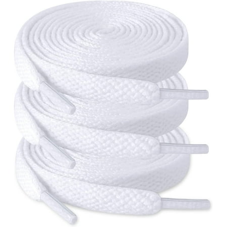 3 Pair Flat Shoe Laces for Sneakers  Shoelaces for Sneakers Athletic Running Shoes Boot Strings