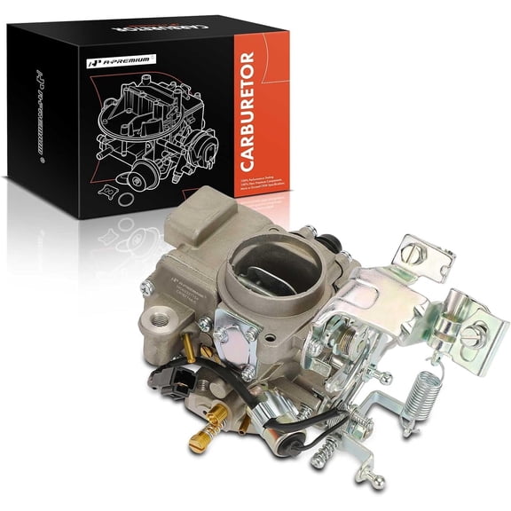 A-Premium 1 Barrel Carburetor Compatible with Daihatsu Hijet S80 S81 S82 S83 EB EF HB HD Citivan & Suzuki 370Q S-75/S-88, Replace# 2110087766, 2110087B65, Mechanical Choke