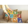 thumbnail image 3 of Ambesonne Colorful Throw Pillow Cover 2 Pack, Sports Art, 24", Multicolor, 3 of 6
