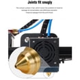 thumbnail image 4 of 5Pcs Extruder Nozzle Brass M6 High Speed 3D Printer Nozzle For End 5 S1 End 7 1.75mm Printer, 4 of 8