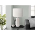 thumbnail image 2 of Lighting - 23"h - Table Lamp - Cream Ceramic - Ivory/Cream Shade - Contemporary, 2 of 3