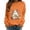 Orange, variant on Halloween Sweatshirt for Women Sweatshirt Casual Wear with Long Sleeve Crewneck for Autumn and Winter Comfort Black S