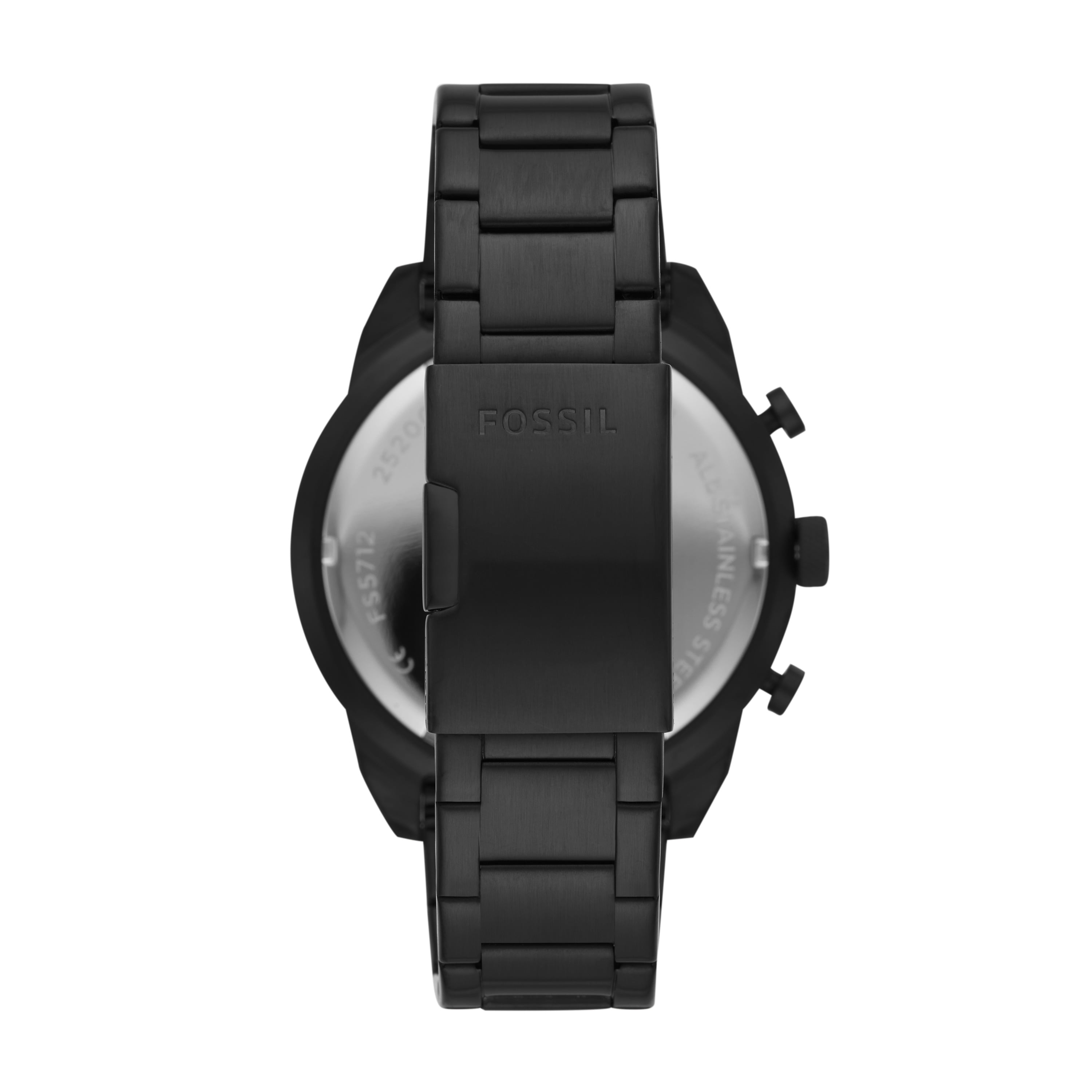 Fossil Men's Bronson Chronograph, Black-Tone Stainless Steel