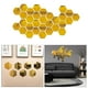 thumbnail image 5 of Pegatinas de espejo para pared, 30 piezas hexagonales de acrílico para bricolaje, para el hogar Oro 80x70x40mm, 5 of 9