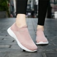 thumbnail image 4 of LASUDRAA Womens Slip on Shoes Lightweight Breathable Mesh Casual Sneakers Walking Shoes, 4 of 9
