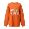 thumbnail image 4 of Cmfcve Women's Athletic Sweatshirts Letter Print Long Sleeve Versatile Tops Crew Neck Loose Gym Pullover Tops, 4 of 6