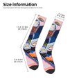 thumbnail image 2 of Fotbe Colorful Sushi Food Art Calcetas Divertidas Estampadas para Hombre y Mujer, Calcetas de Algodón hasta la Rodilla para Caminar, Correr, Enfermería y Embarazo, 2 of 6