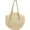 Beige, variant on Round Corn Straw Handmade Woven Women's Bag Natural Chic Hand Large Summer Beach Tote Woven Shoulder Bag