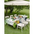 thumbnail image 3 of Outdoor Tablecloth with Umbrella Hole and Zipper, St. Patrick's Day Rectangle Table Cloth 60x102 Inch Waterproof Tablecloth, Spring Cute Cat Beer Green Clovers Picnic Table Cover for Patio Camping, 3 of 7