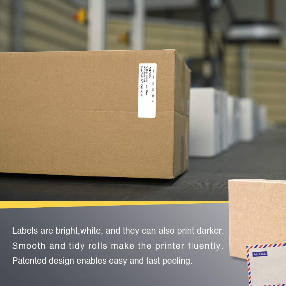 3" x 1" (76 mm x 25 mm) UPC Barcode & Address Labels Compatible with Zebra & Rollo Label Printer,Premium Adhesive & Perforated [10 Rolls, 13750 Labels]