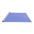 thumbnail image 2 of Ahgly Company Machine Washable Indoor Square Oriental Blue Industrial Area Rugs, 6' Square, 2 of 4