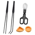 thumbnail image 1 of set of Reptile Feeding Bowl Water Food Feeder Feeding Tong Long Tweezers, 1 of 6