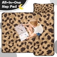 thumbnail image 4 of Beige and Black Leopard Pattern Toddler Nap Mats for Kids Preschool,Sleeping Mat Bag or Kids,Toddler Sleeping Bag,Toddler Nap Mat or Daycare, 4 of 6