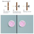thumbnail image 4 of 4 Pcs Cute Horse Knobs for Kitchen Cabinet Cupboard Dresser Bookcase Drawer Pulls Handles Round Home Decor, 4 of 5
