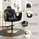 thumbnail image 5 of Kojooin Silla de Peluquería Ajustable - Silla de Salón Reclinable con Reposacabezas, Negro, 5 of 8
