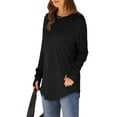 thumbnail image 3 of JPH Tunic Tops for Women Thumb Hole Long Sleeve Shirts Casual Loose Fit Blouses Tops, 3 of 4